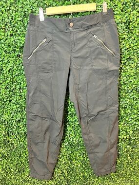 Athleta Black Trekkie Crop Jogger Pants; Size 10
